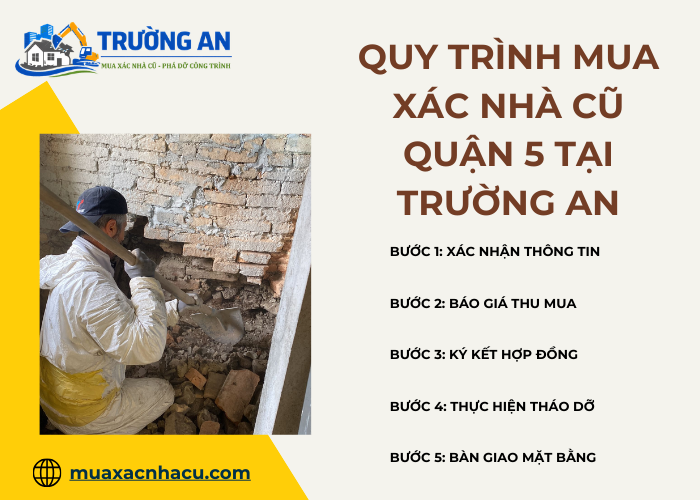 Quy trình thu mua xác nhà cũ uy tín tại Trường An