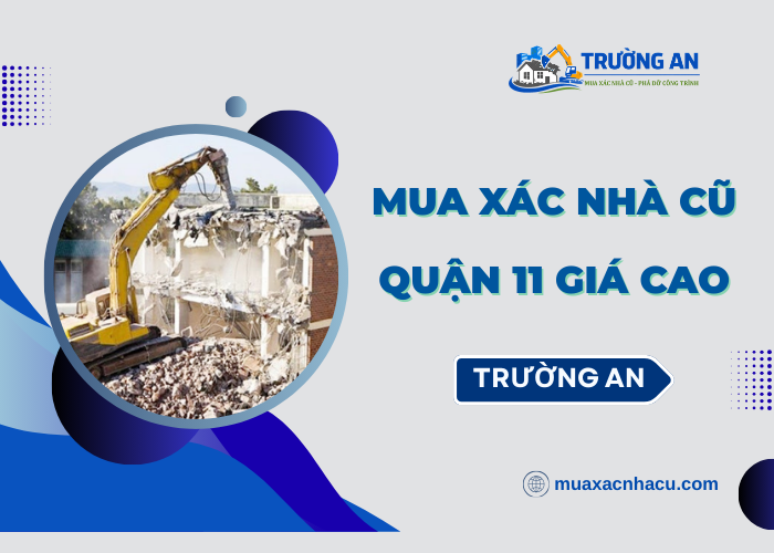 Dịch vụ thu mua xác nhà cũ Quận 11 tại Trường An